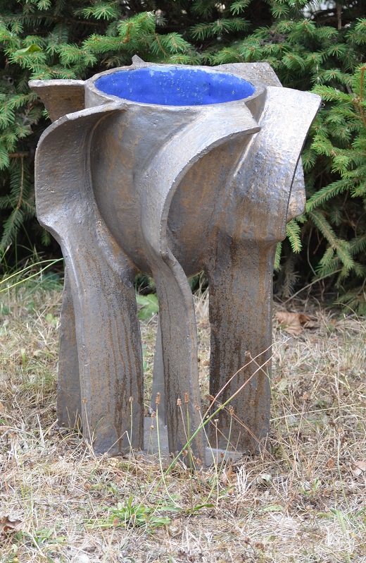 Rippenvase